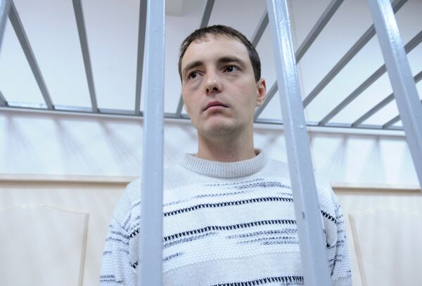 Евгений Скобликов в зале заседания Кузьминского суда Москвы. Архив Евгений Скобликов в зале заседания Кузьминского суда Москвы. Архив