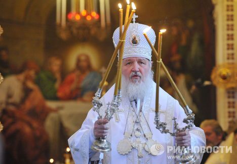 Утренняя служба в Храме Христа Спасителя Утренняя служба в Храме Христа Спасителя