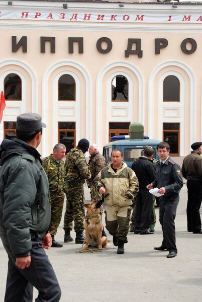 Взрыв произошел на ипподроме в Нальчике Взрыв произошел на ипподроме в Нальчике