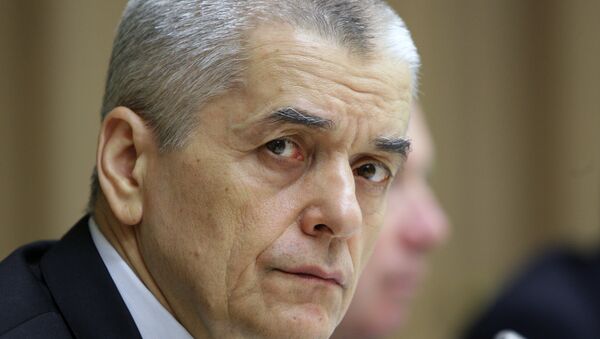 Главный санитарный врач РФ Геннадий Онищенко. Архив Главный санитарный врач РФ Геннадий Онищенко. Архив