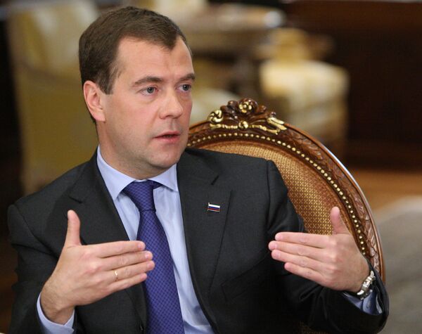 Президент РФ Д.Медведев дал интервью представителям украинских СМИ Президент РФ Д.Медведев дал интервью представителям украинских СМИ