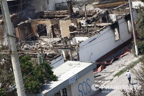 Обстановка в городе Ош на юге Киргизии Обстановка в городе Ош на юге Киргизии