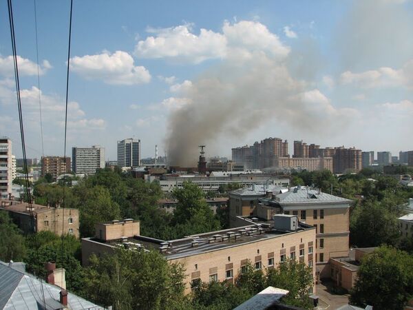 Пожар в Центре академика И.Э. Грабаря Пожар в Центре академика И.Э. Грабаря