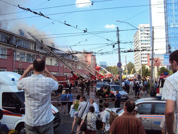 Пожар в Центре академика И.Э. Грабаря Пожар в Центре академика И.Э. Грабаря