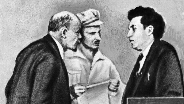 Ленин, Бухарин, Зиновьев в дни работы когресса Коминтерна Ленин, Бухарин, Зиновьев в дни работы когресса Коминтерна