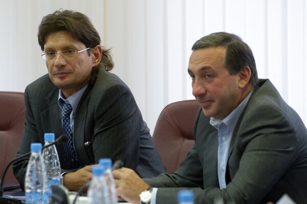 Леонид Федун и Евгений Гинер Леонид Федун и Евгений Гинер