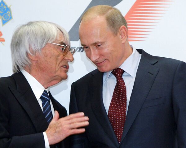 Путин и Экклстоун дали добро российскому Гран-при Формулы-1 Путин и Экклстоун дали добро российскому Гран-при Формулы-1