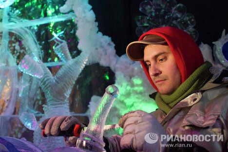 Открытие музея льда в парке Сокольники в Москве Открытие музея льда в парке Сокольники в Москве
