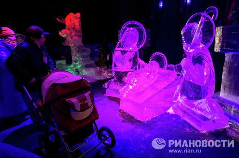 Открытие музея льда в парке Сокольники в Москве Открытие музея льда в парке Сокольники в Москве
