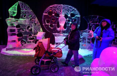Открытие музея льда в парке Сокольники в Москве Открытие музея льда в парке Сокольники в Москве