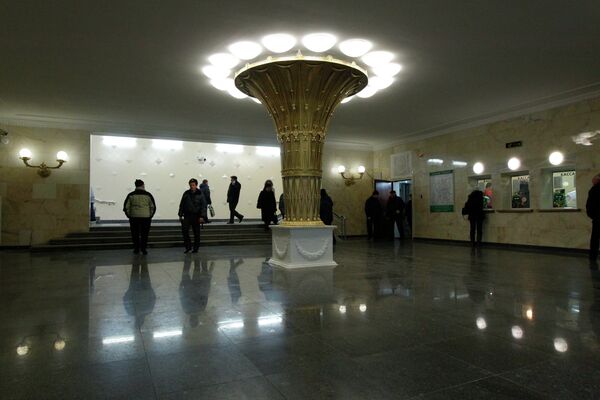 Открытие вестибюля станции метро Сокол после реконструкции Открытие вестибюля станции метро Сокол после реконструкции