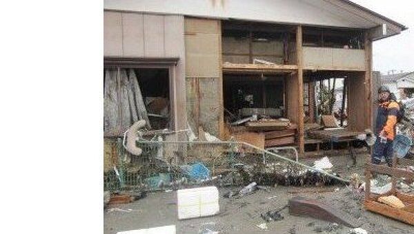Последствия землетрясения в японском городе Сендай Последствия землетрясения в японском городе Сендай
