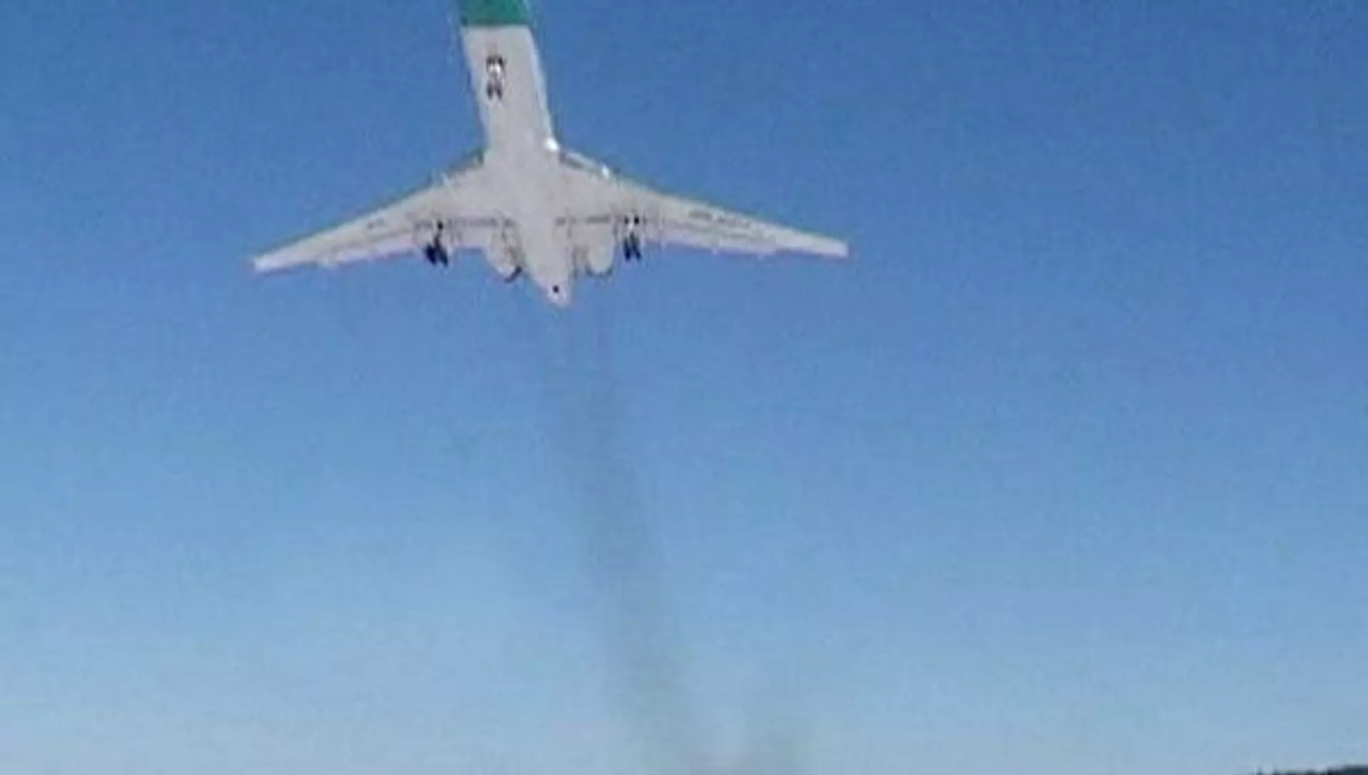 Первый полет Ту-154М после аварийной посадки в Ижме. Видео с места событий    - РИА Новости, 1920, 24.03.2011