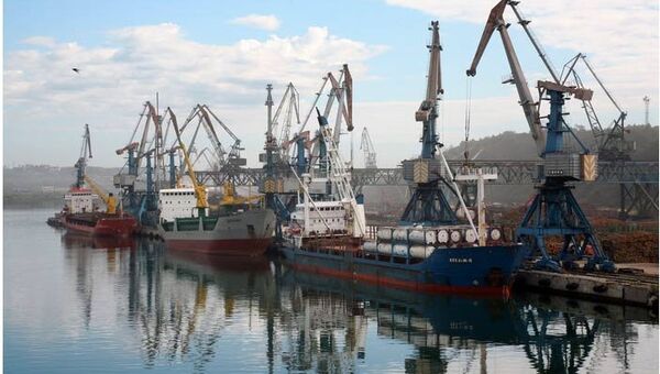 Суда в хабаровском порту Ванино. Архивное фото Суда в хабаровском порту Ванино. Архивное фото