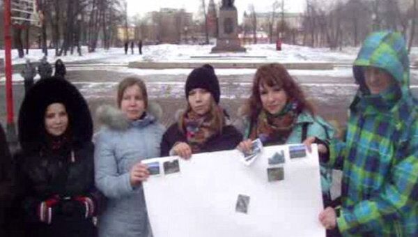 Акция Час Земли в московском районе Якиманка Акция Час Земли в московском районе Якиманка