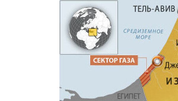 Сектор Газа. Карта Сектор Газа. Карта