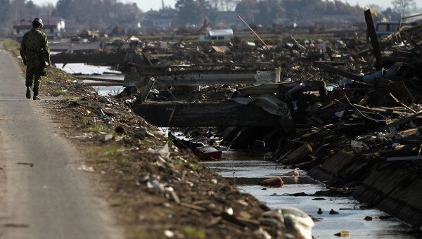 Землетрясение в японии 2011 года фото