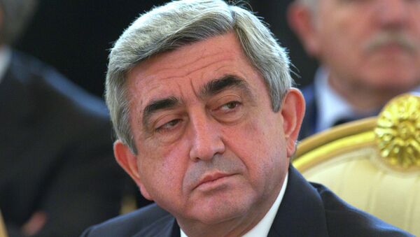 Президент Армении Серж Саргсян. Архив Президент Армении Серж Саргсян. Архив