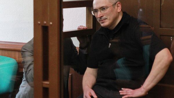 Экс-глава ЮКОСа Михаил Ходорковский в зале заседаний Московского городского суда. Архив Экс-глава ЮКОСа Михаил Ходорковский в зале заседаний Московского городского суда. Архив