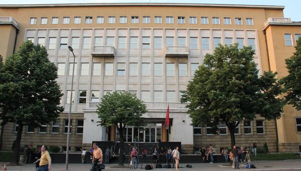 Здание Специального суда, где содержится Ратко Младич Здание Специального суда, где содержится Ратко Младич