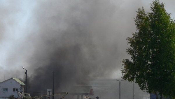 Пожар на АЗС в Костроме Пожар на АЗС в Костроме