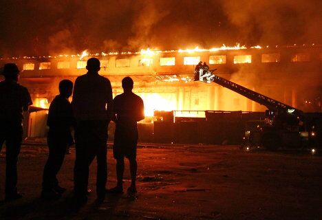 Пожар в общежитии на Востоке Москвы Пожар в общежитии на Востоке Москвы