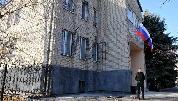Здание суда станицы Кущевская Краснодарского края. Архивное фото Здание суда станицы Кущевская Краснодарского края. Архивное фото