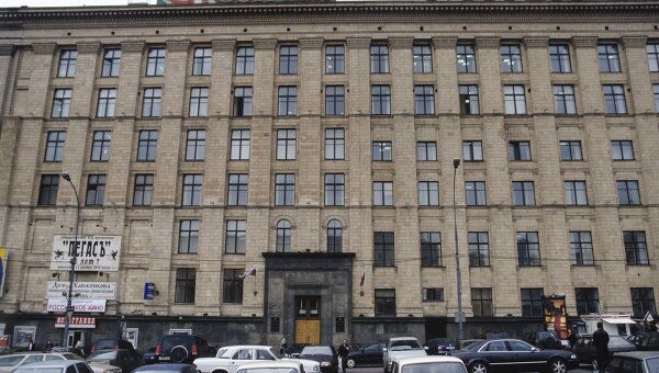 Вид на здание Министерства экономического развития и торговли. Архив Вид на здание Министерства экономического развития и торговли. Архив
