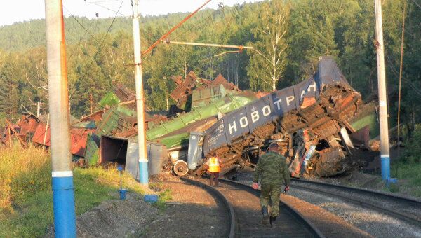 Столкновение грузовых поездов в Челябинской области Столкновение грузовых поездов в Челябинской области
