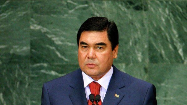Президент Туркмении Гурбангулы Бердымухамедов на саммите ООН по обзору выполнения Целей развития тысячелетия (ЦРТ) в Нью-Йорке. Президент Туркмении Гурбангулы Бердымухамедов на саммите ООН по обзору выполнения Целей развития тысячелетия (ЦРТ) в Нью-Йорке.