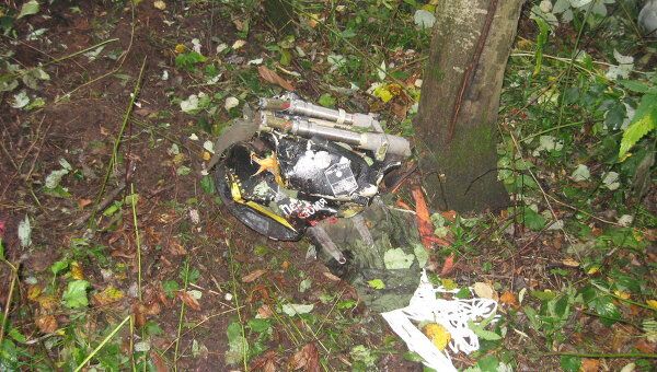Место падения самолета МиГ-31 под Пермью Место падения самолета МиГ-31 под Пермью