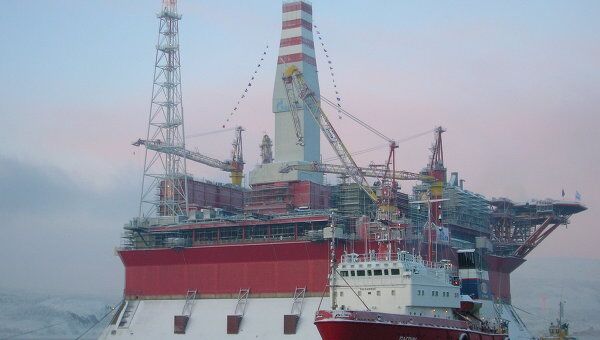 Морская ледостойкая стационарная платформа Приразломная Морская ледостойкая стационарная платформа Приразломная