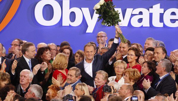 Партия премьера Туска выиграла парламентские выборы Партия премьера Туска выиграла парламентские выборы
