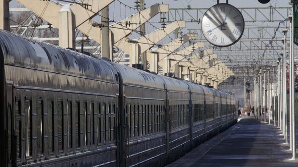 На перроне Ленинградского вокзал На перроне Ленинградского вокзал