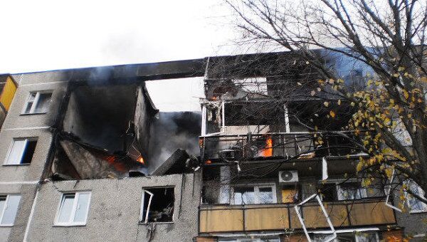 Взрыв бытового газа в жилом доме в подмосковных Бронницах Взрыв бытового газа в жилом доме в подмосковных Бронницах