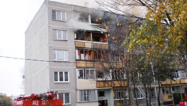 Взрыв бытового газа в жилом доме в подмосковных Бронницах Взрыв бытового газа в жилом доме в подмосковных Бронницах