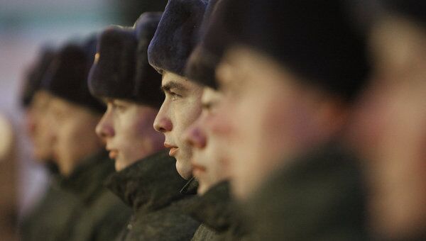 Отправка новобранцев на службу в Президентский полк Отправка новобранцев на службу в Президентский полк