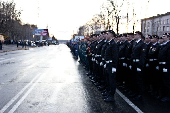 Репетиция военного парада прошла в Томске Репетиция военного парада прошла в Томске