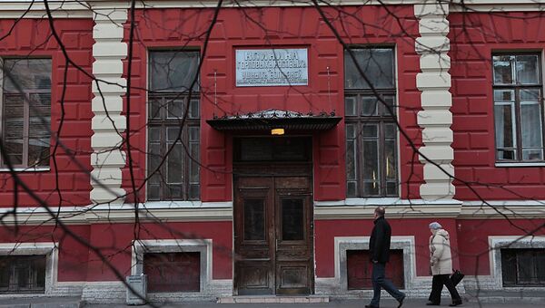 Здание Военно-медицинской академии, архивное фото Здание Военно-медицинской академии, архивное фото