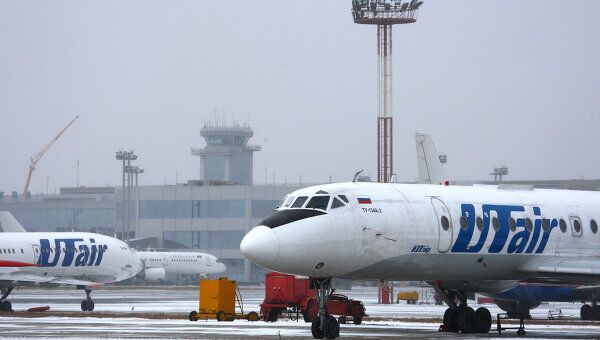 Самолет российской авиакомпании UTair. Архив Самолет российской авиакомпании UTair. Архив