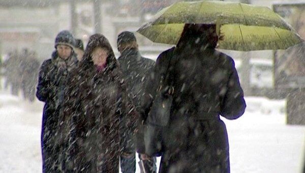 Мокрый снег накрыл Москву Мокрый снег накрыл Москву