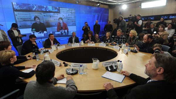 Пресс-конференция, посвященная созданию Лиги избирателей в Москве Пресс-конференция, посвященная созданию Лиги избирателей в Москве