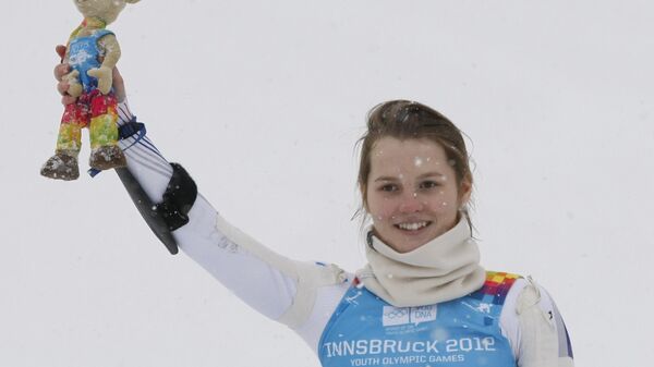 Российская горнолыжница Екатерина Ткаченко 