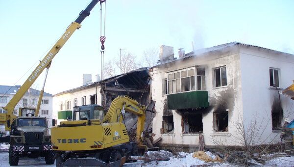 Взрыв газа в жилом доме в Башкирии Взрыв газа в жилом доме в Башкирии