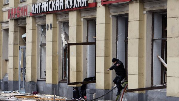 Взрыв газового баллона в ресторане Харбин в Санкт-Петербурге Взрыв газового баллона в ресторане Харбин в Санкт-Петербурге