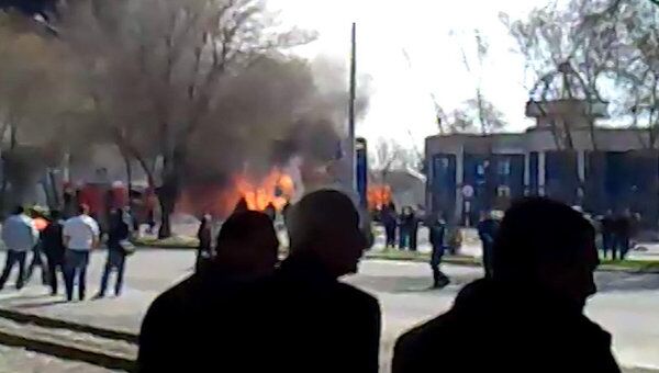 Взрыв на заправке в центре Ташкента. Кадры с места ЧП Взрыв на заправке в центре Ташкента. Кадры с места ЧП