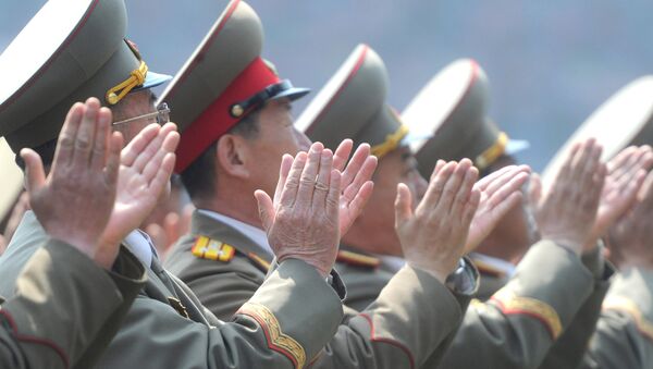 Празднование 100-летия основателя КНДР Ким Ир Сена в Пхеньяне Празднование 100-летия основателя КНДР Ким Ир Сена в Пхеньяне