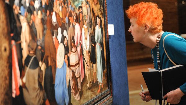 Презентация топ-лотов Sotheby's в Москве. Архивное фото Презентация топ-лотов Sotheby's в Москве. Архивное фото