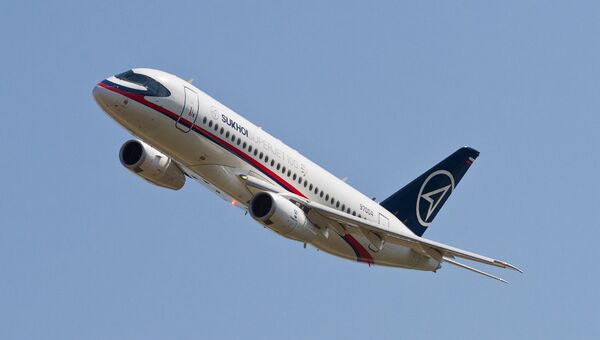 Демонстрационный полет на МАКСе разбившегося самолета SuperJet-100 Демонстрационный полет на МАКСе разбившегося самолета SuperJet-100