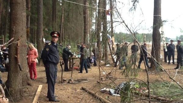 Разгон лагеря в Жуковском Разгон лагеря в Жуковском